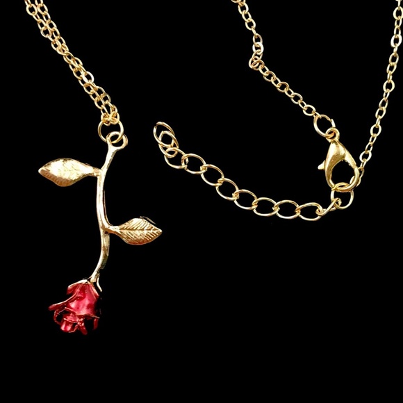 🥳HOST PICK🥳 Gold Rose Necklace - Picture 3 of 5